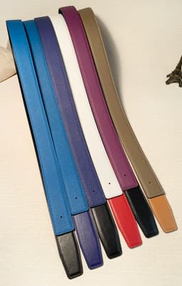 2026 WITHOUT BUCKLE Ciartuar for men women 3.2cm 19 colors belt high quality cowskin genuine leather two sides