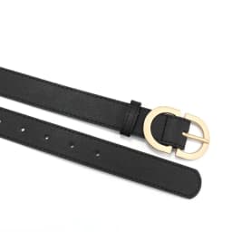 Pu Leather Women's Belt Jeans Ins Style Casual Metal Buckle Student Belt Khaki Black Hot Sale Harajuku