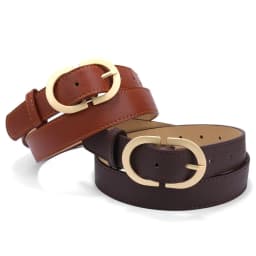 Pu Leather Women's Belt Jeans Ins Style Casual Metal Buckle Student Belt Khaki Black Hot Sale Harajuku