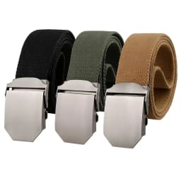 New Men's Belt Universal Simple Outdoor Casual Jeans Waist Belt Breathable Waist Belt Alloy Buckle Weaving Wear resistant Belts