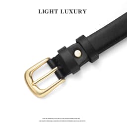 Women's belt fashion pin buckle thin belt real luxury soft belt women with cargo pants jeans windproof belt PU belt
