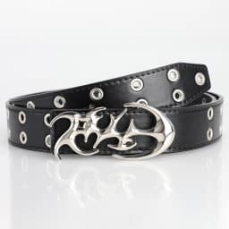 New Stylish Irregular Alloy Buckle Waist Belt, Casual Retro Punk Y2k Belt ，For Men Women Trendy Accessory Belts ，For Ideal Gifts