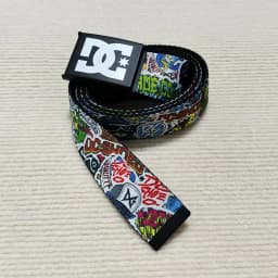 Unisex Canvas Belt Graffiti Street Style Sports Universal Skateboard Snowboard Skiing Automatic Buckle Weaving Belt