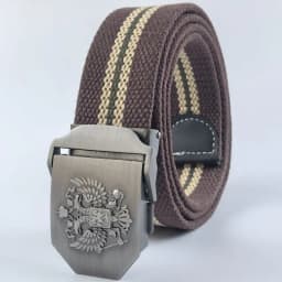 Fashion Men Belt Metal buckle stripe Canvas belt luxury designer Jeans Men women belts nylon