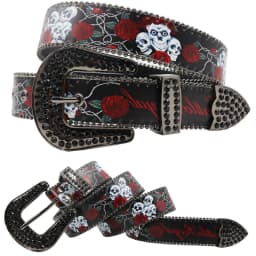 Hip hop Diamond Wide Colour Belt Fashion Rhinestone Vintage Buckle Belt Y2K BB bek Belt
