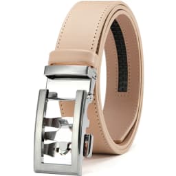 DOOPAI New Mens Belt Hollow Automatic Mens Belt Genuine Leather Luxury Belt  For Men Belt Male Strap Male Metal Automatic Buckle