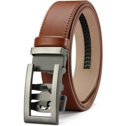 DOOPAI New Mens Belt Hollow Automatic Mens Belt Genuine Leather Luxury Belt  For Men Belt Male Strap Male Metal Automatic Buckle