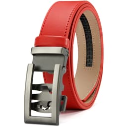DOOPAI New Mens Belt Hollow Automatic Mens Belt Genuine Leather Luxury Belt  For Men Belt Male Strap Male Metal Automatic Buckle