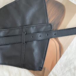 Retro Corset Belts for Women Classic Black Pin Buckle Wide Waistband Trendy PU Leather Dress Coat Girdle Belts
