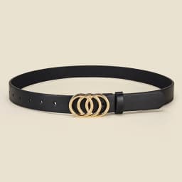 Personalized Women's Round Buckle Belt Paired With Skirt Jeans Belt Accessories Fashion Versatile Women's Birthday Party Gifts
