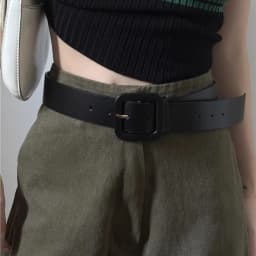 Y2K Pink Belt for Girls Vintage Square Metal Buckle Waistband Women Punk Hip Hop Lady Trouser Dress Decor Waist Strap