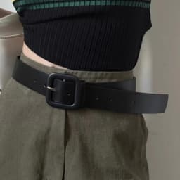 Y2K Pink Belt for Girls Vintage Square Metal Buckle Waistband Women Punk Hip Hop Lady Trouser Dress Decor Waist Strap
