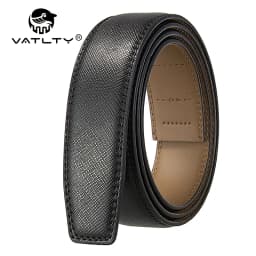 VATLTY 35mm Belt Strip for Men Premium Cowhide Fashion Trouser Girdle Non-Perforated 3.5cm Belt Without Buckle Leather Belt Male