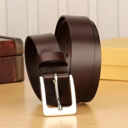 3.8cm Stainless Steel Buckle Anti Allergy Men Strap Genuine Leather Belt Casual High Quality Belt Vintage Original Cowhide