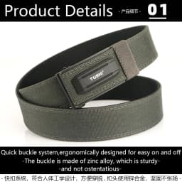 TUSHI New Hard Gun Belt for Men and Women Alloy Automatic Buckle Tactical IPSC Outdoor Belt 1100D Nylon Military Belt Male