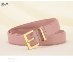 New Women's Belt Needle Buckle Designer Black Luxury Belt Cowhide Versatile Simple Jeans Suit Casual Pants Decorative Belt