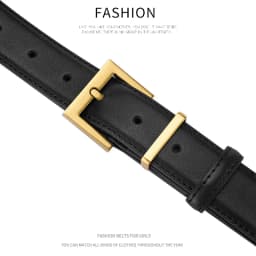 New Women's Belt Needle Buckle Designer Black Luxury Belt Cowhide Versatile Simple Jeans Suit Casual Pants Decorative Belt