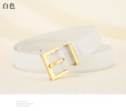 New Women's Belt Needle Buckle Designer Black Luxury Belt Cowhide Versatile Simple Jeans Suit Casual Pants Decorative Belt