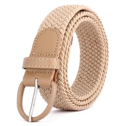 Women's Elastic and Elastic Woven Belt in One Outfit, Casual and Versatile Denim Belt for Men and Women