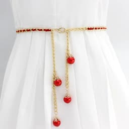 Gold Metal Thin Women Belt Elegant Shiny Tassel Long Chain Waist Belts For Ladies Fashion Dress Skirt Waistband Body Belts