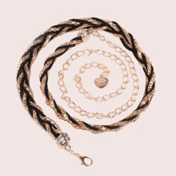 Gold Metal Thin Women Belt Elegant Shiny Tassel Long Chain Waist Belts For Ladies Fashion Dress Skirt Waistband Body Belts