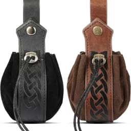 Medieval Retro Waist Bag Viking Style Hanging Belt Coin Purse Knight Fanny Pack Portable Men Women Money Pouch Costume Props