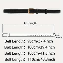 Classic Women Belt Black Needle Buckle Retro Jeans Leather Fashion Belt High Quality Strap
