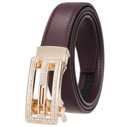 New Women Belt Genuine Leather Luxury Designer Adjustable Belt Buckle Fashion Fine Jeans Belt LY125-25128-1