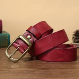 3.3CM Fashion Men High Quality Genuine Leather Belt Luxury Designer Belts Men New Copper Buckle Strap Male Jeans For Man Cowboy
