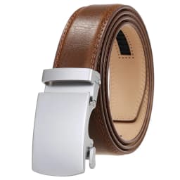 Men's Belt Genuine Leather Strap Male Waistband Automatic Buckle Business Belts for Men High Quality Girdle Belts For Jeans