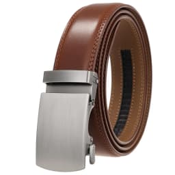 Men's Belt Genuine Leather Strap Male Waistband Automatic Buckle Business Belts for Men High Quality Girdle Belts For Jeans