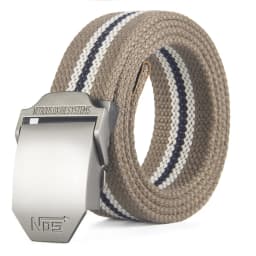 Tactical Dragon Brand Men's Belt Smooth Buckle Canvas Belt Casual Work Pants Belt Version Trendy Male Student Youth Outdoors
