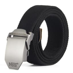 Tactical Dragon Brand Men's Belt Smooth Buckle Canvas Belt Casual Work Pants Belt Version Trendy Male Student Youth Outdoors