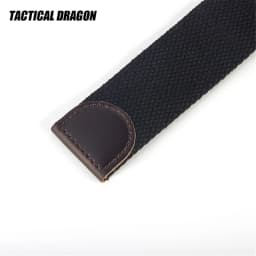 Tactical Dragon Brand Men's Belt Smooth Buckle Canvas Belt Casual Work Pants Belt Version Trendy Male Student Youth Outdoors