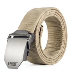 Tactical Dragon Brand Men's Belt Smooth Buckle Canvas Belt Casual Work Pants Belt Version Trendy Male Student Youth Outdoors