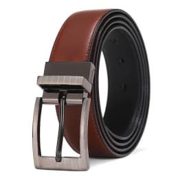 Men Belts Reversible Buckle Leather Brand Luxury Business Fashion Belts for Men Two Sides Color Black Brown StrapHQ117