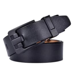 2023 Letter Pin Buckle Cow Genuine Leather Mens Belt for Men Male Vintage Jeans Cowskin Belts 100 110 120 130 140 150cm Belts