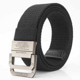 High Quality Canvas Belt Men Women Alloy Buckle Fashion Casual Belt Streetwear Knitting Belt AE201