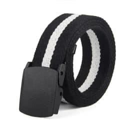 New Canvas Belt Men Women Waist Belt Fashion Plastic Buckle Casual Cowboy 3.8cm Belts Ceinture for Jean Designer Belt Mens