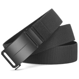 Metal Buckle Tactical Belt Men's Canvas Stretch Military Belt Casual Golf Outdoor Training Hunting Pants Automatic Waist Belt