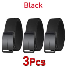 Metal Buckle Tactical Belt Men's Canvas Stretch Military Belt Casual Golf Outdoor Training Hunting Pants Automatic Waist Belt