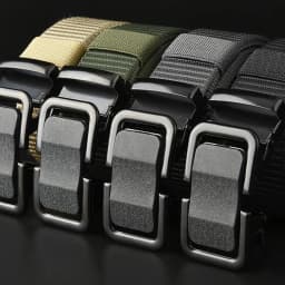 New Metal Buckle Tactical Belt Men's Nylon Braided Military Belt Canvas Casual Golf Outdoor Training Workwear Pants Waist Belt