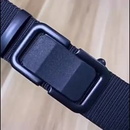 New Metal Buckle Tactical Belt Men's Nylon Braided Military Belt Canvas Casual Golf Outdoor Training Workwear Pants Waist Belt
