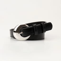 2.4cm Women's Belt Fashion Trend Personality Design Versatile Jeans Girdle Hip Hop Girl Rose Red Pu Silver Buckle Waistband