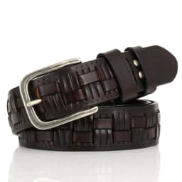 Genuine leather braided belt man Fashion male belts luxury design waist strap male Quality first layer cow skin belt for jeans