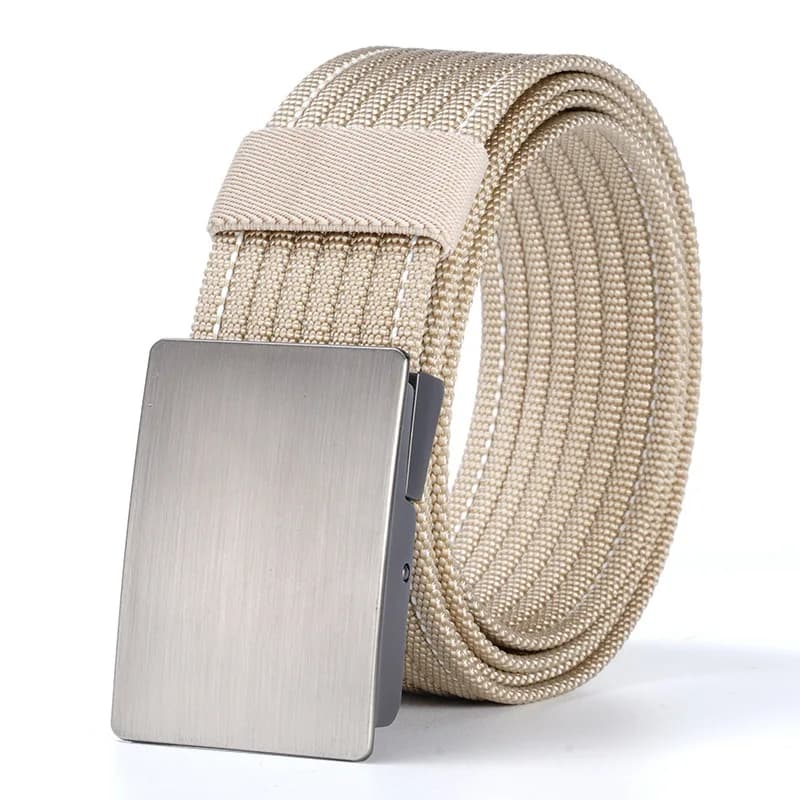 38mm Tactical Belt Metal Buckle Aloy Quick Release Casual Nylon Belt Man Black Beige Thick Original High Quality 100 110 120 cm