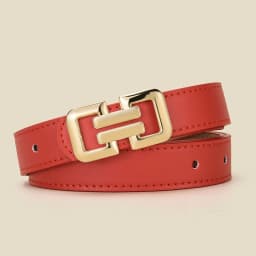 1-3pcs Fashion Women's Colorful Belt Simple And Versatile Women's Skirt Wide-leg Pants PU Belt Trendy Women's Smooth Buckle Belt