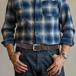 CHAOREN Genuine Leather For Men's High Quality Buckle Jeans Cowskin Casual Belts Business Cowboy Waistband Male Fashion Designer