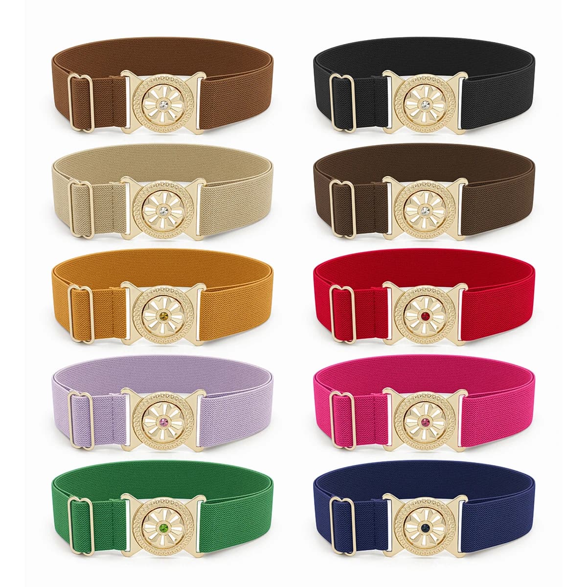 SISHION Plus Size Elastic Waist Belt For Women Adjustable High Stretchy Corset Belt YD0225