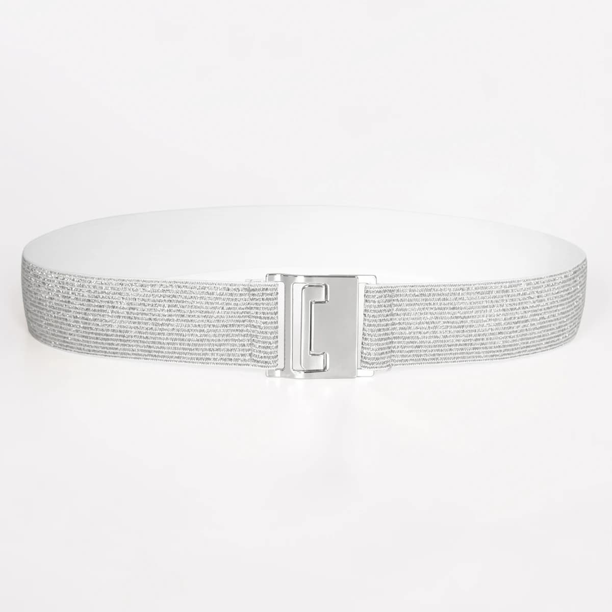 SISHION 2025 Fashion Plus Size S-XXL Women Waist Belts YD0019 Elastic Thin Golden Silver Bling Gothic Corsets Belt